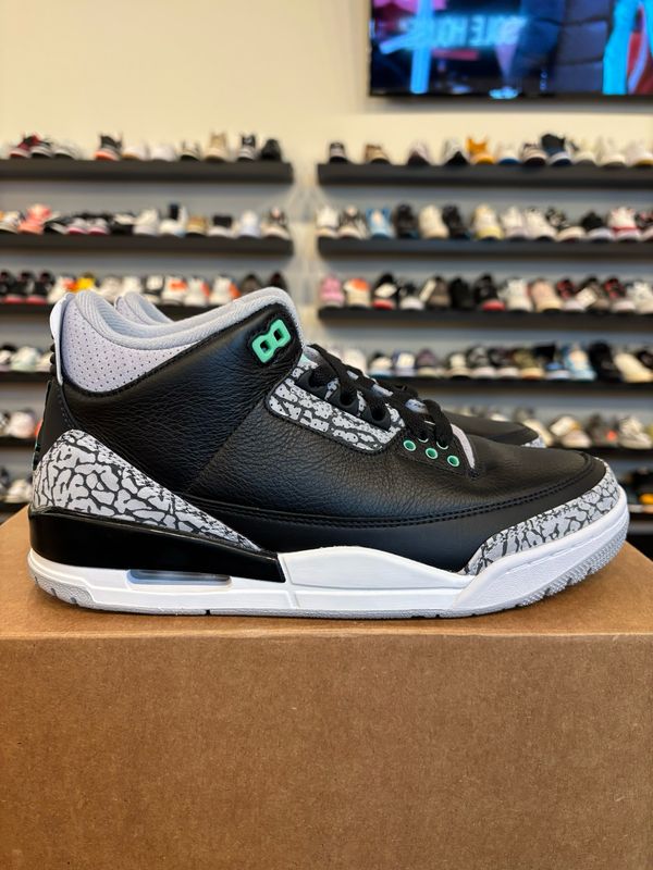 Jordan 3 Green Glow Size 8 Brand New (No Box)