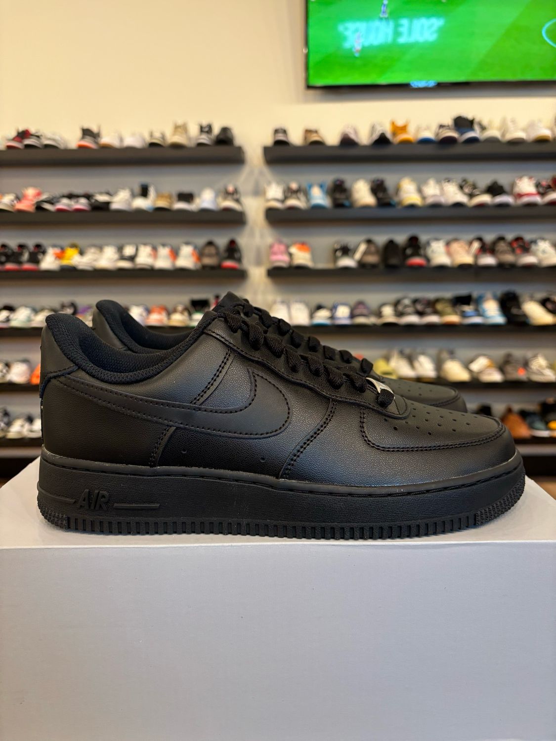 Nike Air Force 1 Low Triple Black Size 8 (9.5W) Brand New