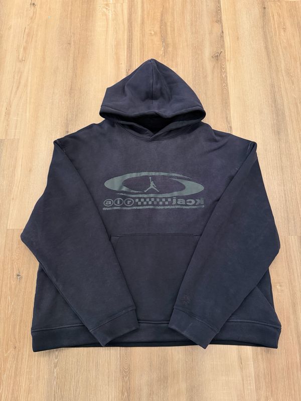 Travis Scott Air Jordan Jack Hoodie Black Size XL Pre-Owned