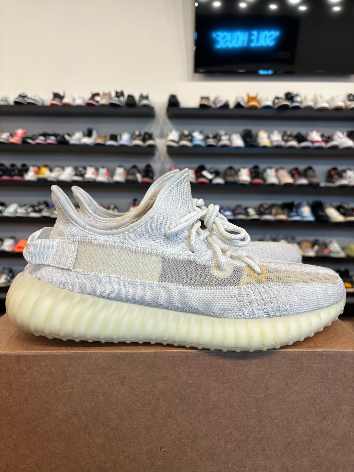 Yeezy 350 V2 Bone Size 12.5 Pre-Owned (No Box)