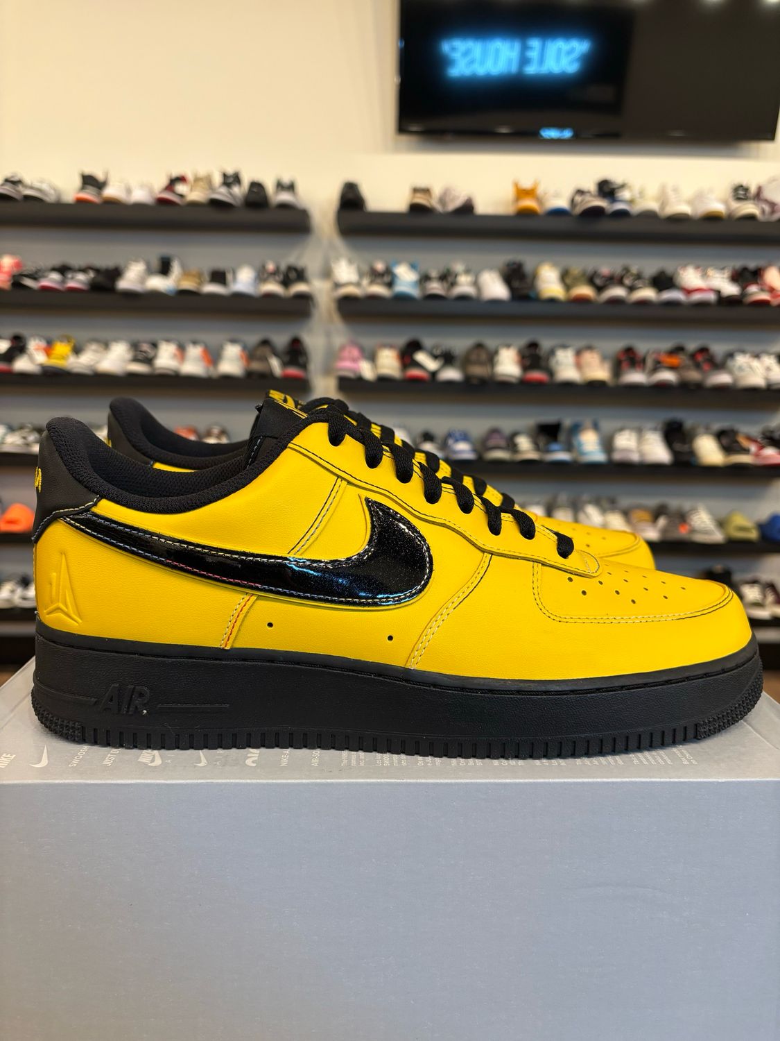 Nike Air Force 1 Low Ja Morant Yellow Size 12 Brand New