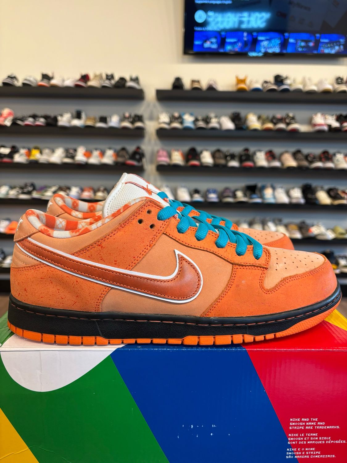 Nike SB Dunk Low Orange Lobster Size 12 Pre-Owned