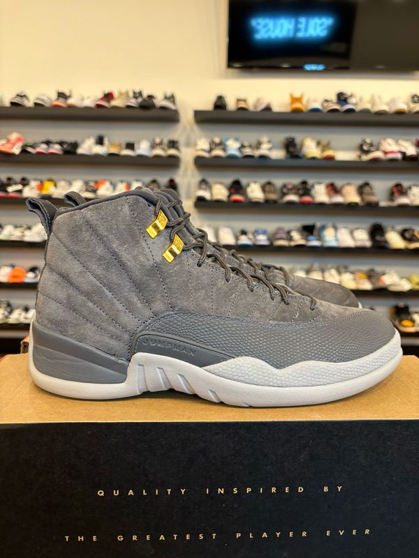 Jordan 12 Wolf Grey Size 9 Pre-Owned (No Box)