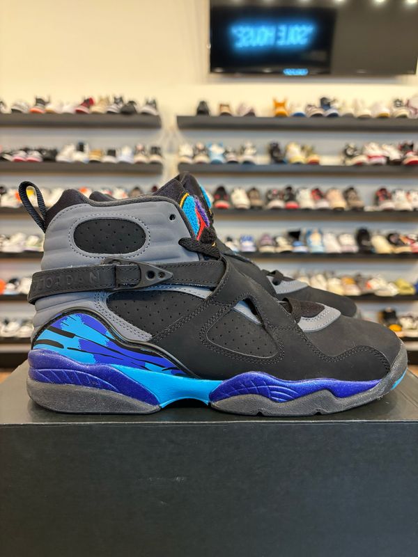Jordan 8 Aqua 2015 Size 7Y Pre-Owned