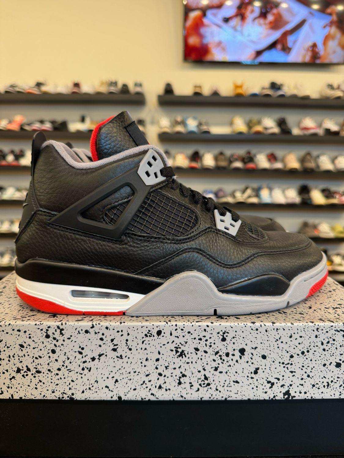 Jordan 4 Bred Reimagined Size 7Y (8.5W) Pre-Owned