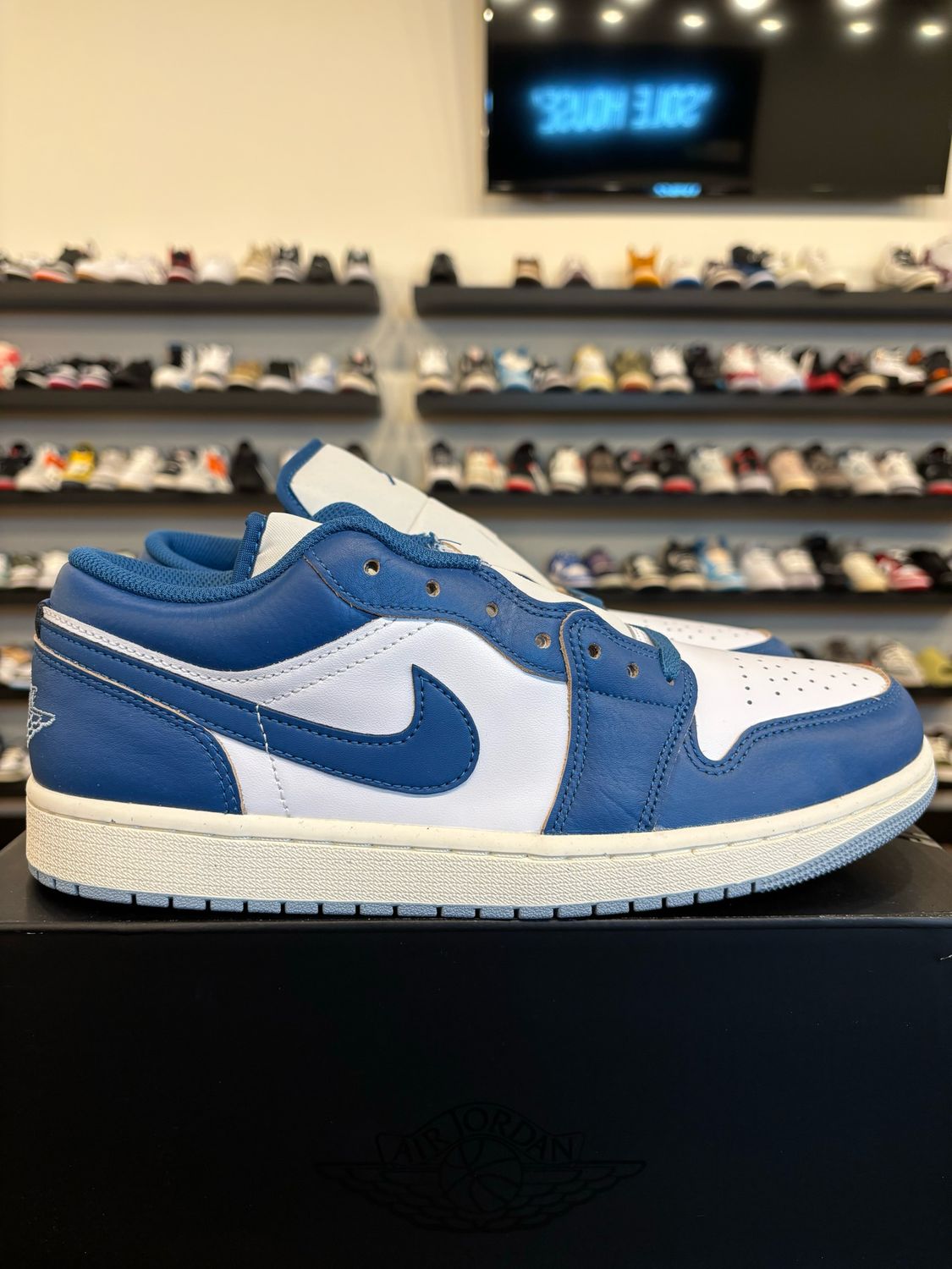 Jordan 1 Low Industrial Blue Size 10.5 Brand New