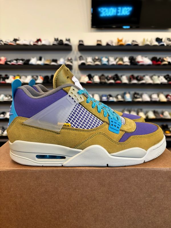 Jordan 4 Union Desert Moss Size 10 Pre-Owned (No Box)