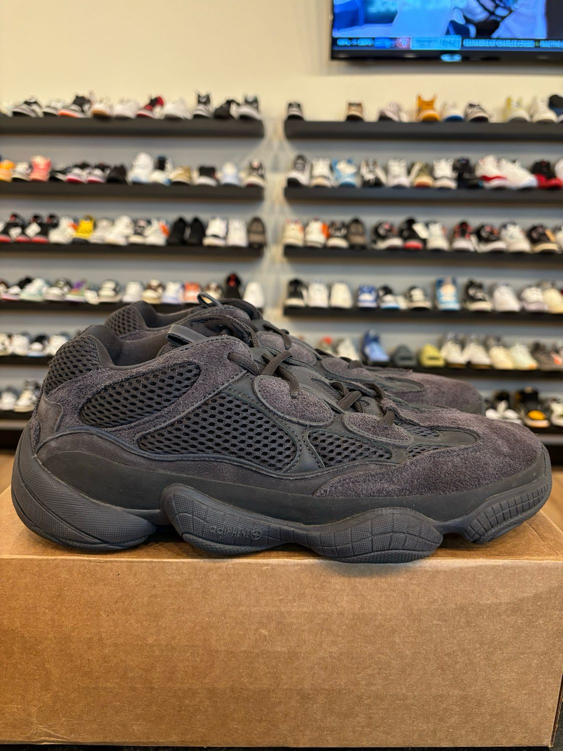 Yeezy 500 Utility Black Size 12 Pre-Owned (No Box)