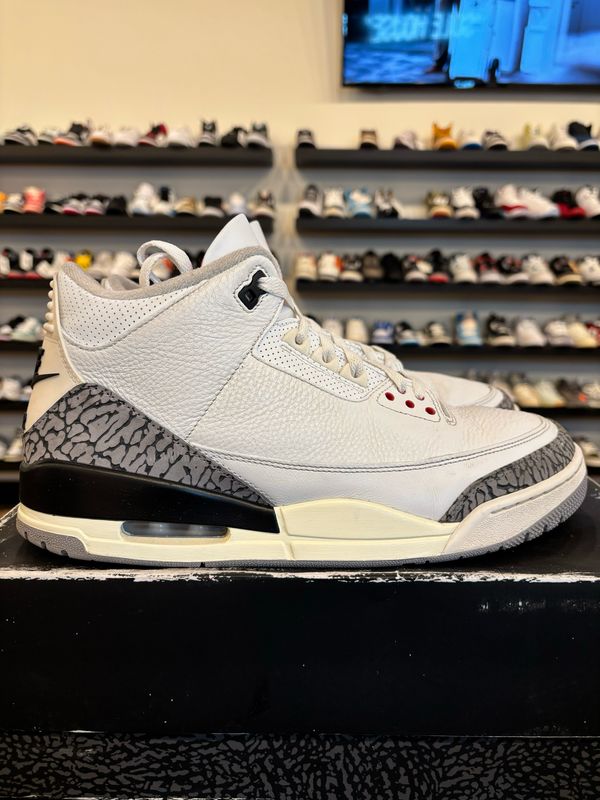 Jordan 3 Reimagined White Cement Size 12 Pre-Owned