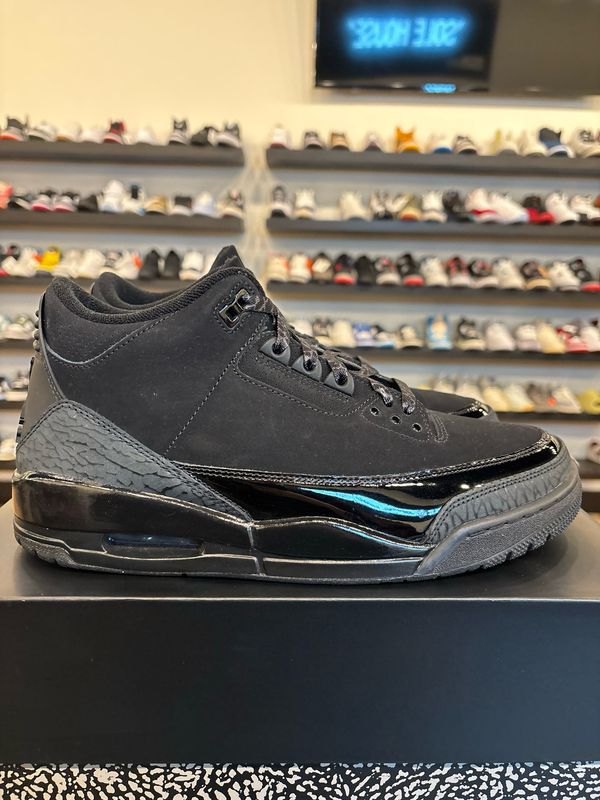 Jordan 3 Black Cat 2025 Size 10 Pre-Owned