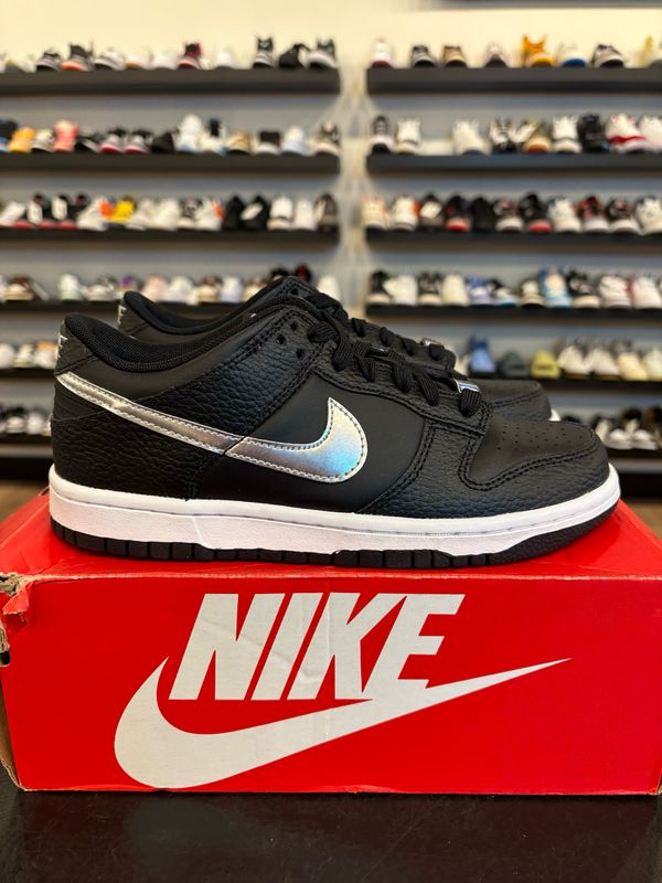 Nike Dunk Low Diamond Black Size 5Y (6.5W) Pre-Owned