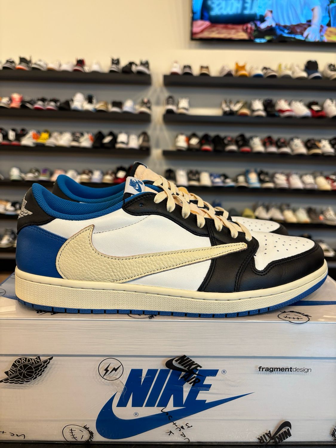 Jordan 1 Low Travis Scott Fragment Size 11 Pre-Owned