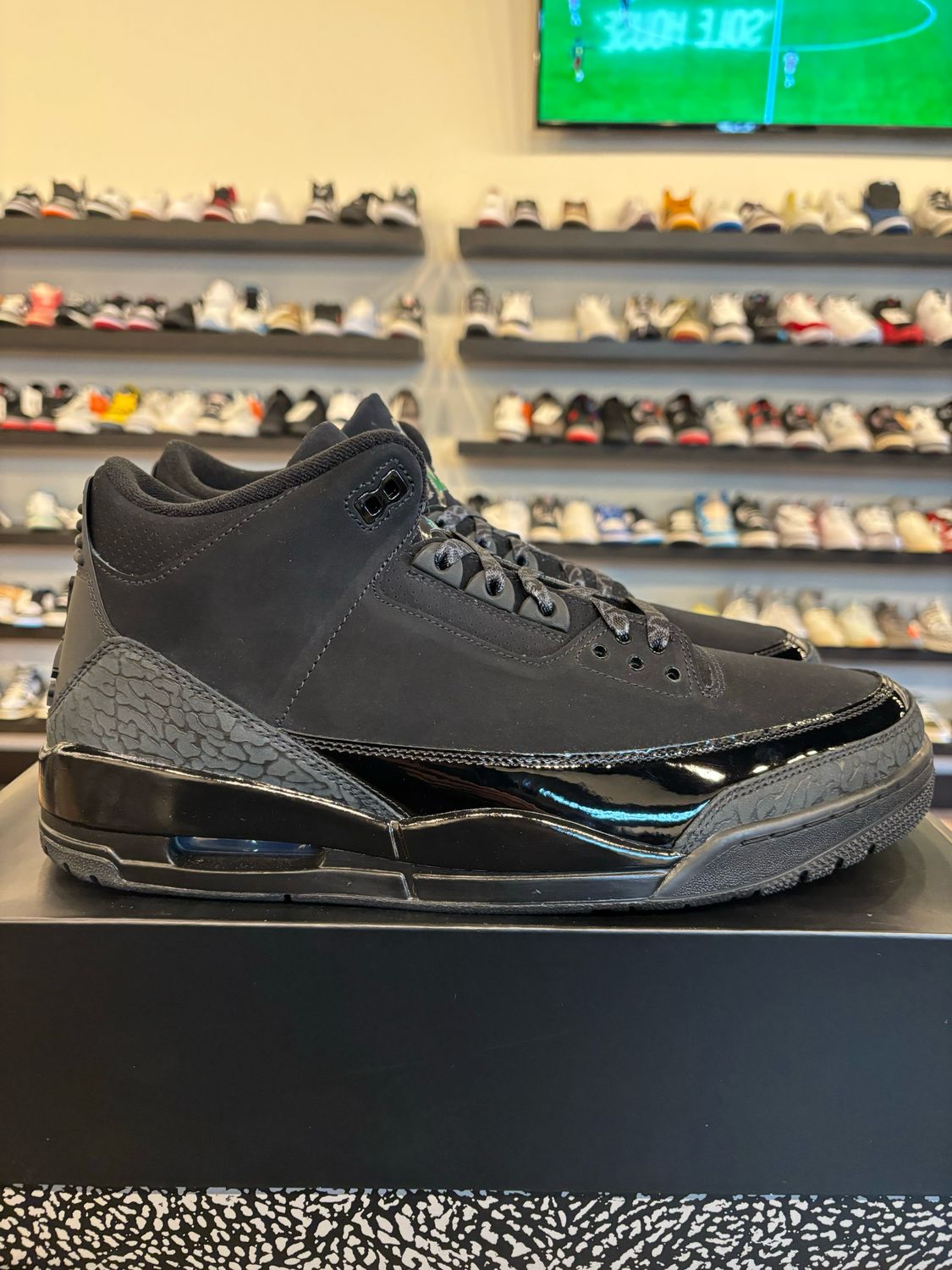 Jordan 3 Black Cat 2025 Size 13 Brand New