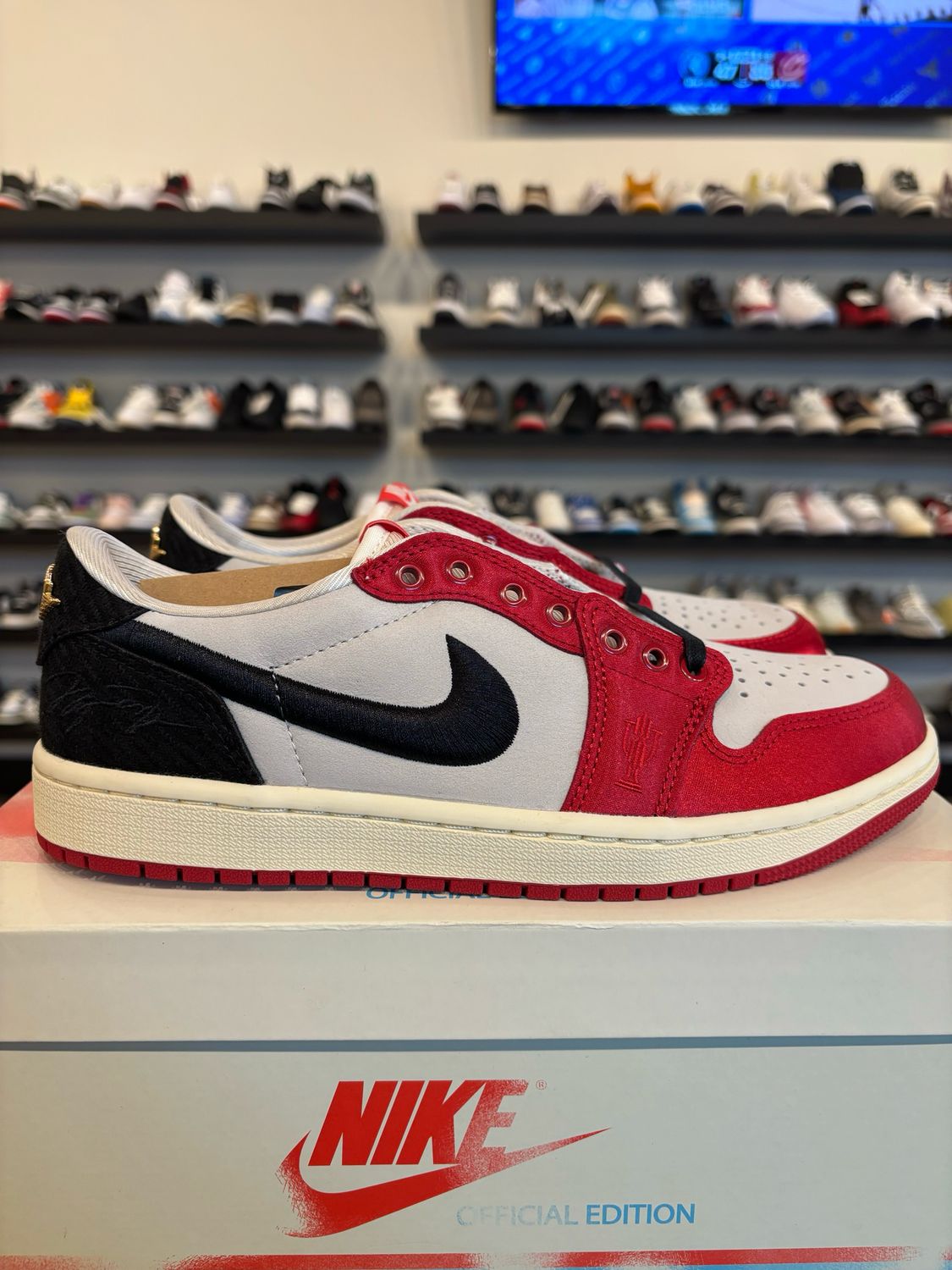 Jordan 1 Low Trophy Room Away Size 7.5 Brand New