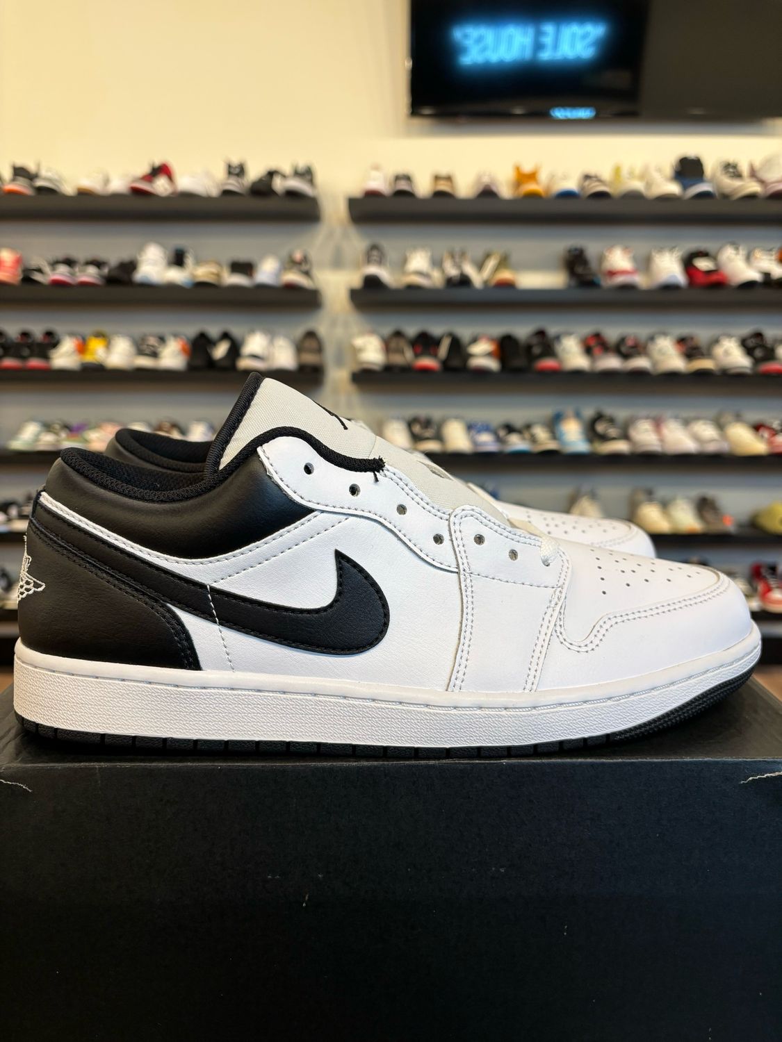 Jordan 1 Low White Black Size 10.5 Brand New