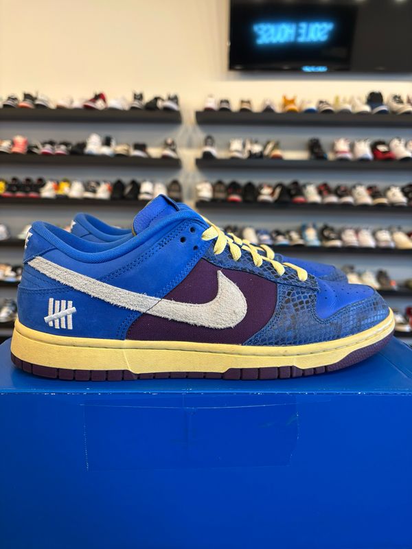 Nike Undefeated Dunk Low Blue Snake Size 10 Pre-Owned