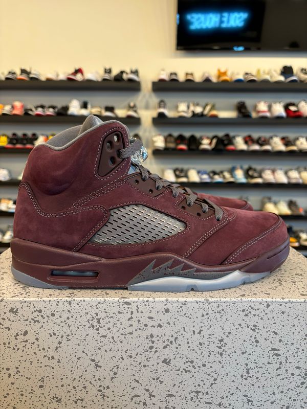 Jordan 5 Burgundy Size 10.5 Pre-Owned
