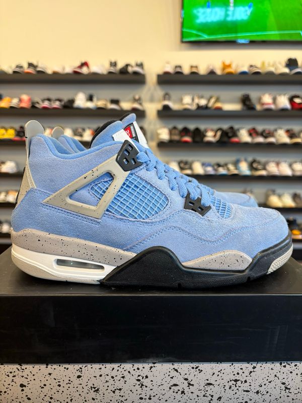 Jordan 4 University Blue Size 7Y (8.5W) Pre-Owned