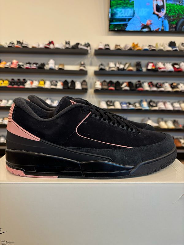 Jordan 2/3 Black Crimson Size 14 Brand New