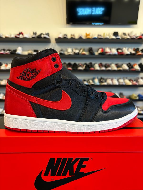 Jordan 1 Satin Bred Size 10.5 (12W) Brand New
