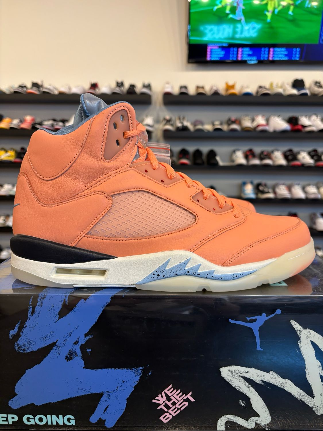 Jordan 5 DJ Khaled Crimson Size 13 Brand New