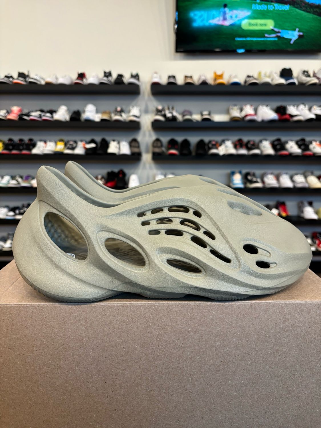 Yeezy Foam Rnnr Stone Salt Size 13 Brand New