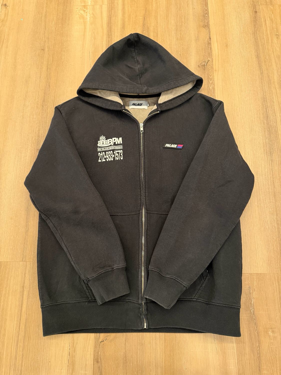 Palace Palasonic Zip Up Black Size XL Pre-Owned