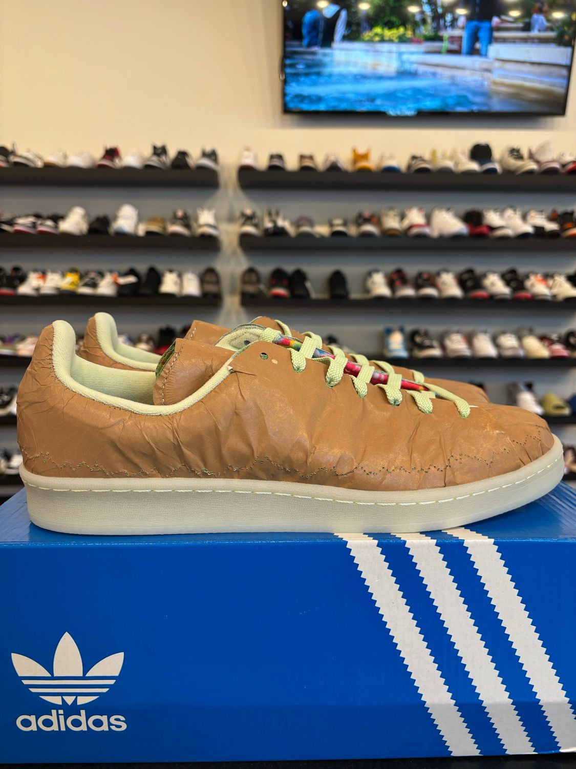 Adidas Campus Crop Tan Size 13 Brand New