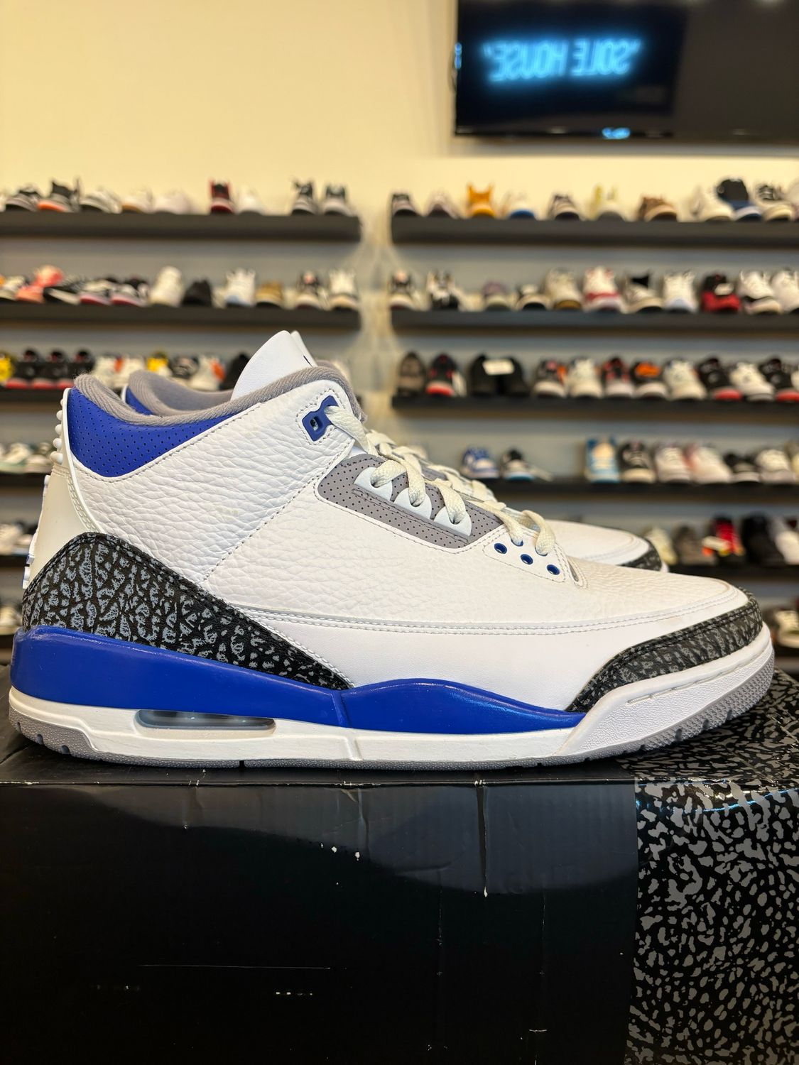 Jordan 3 Racer Blue Size 12.5 Pre-Owned