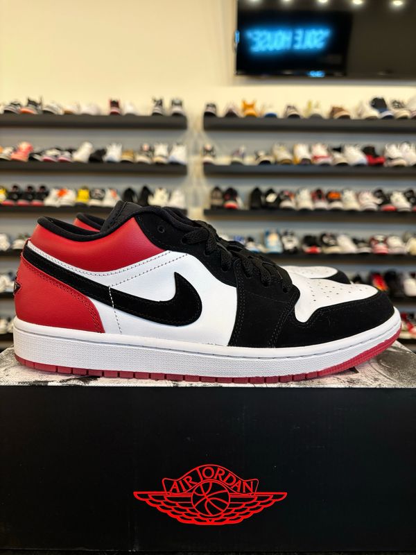 Jordan 1 Low Black Toe Size 9 Pre-Owned