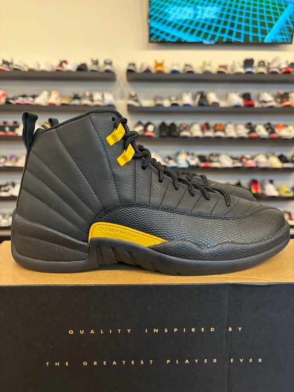 Jordan 12 Black Taxi Size 10 Brand New