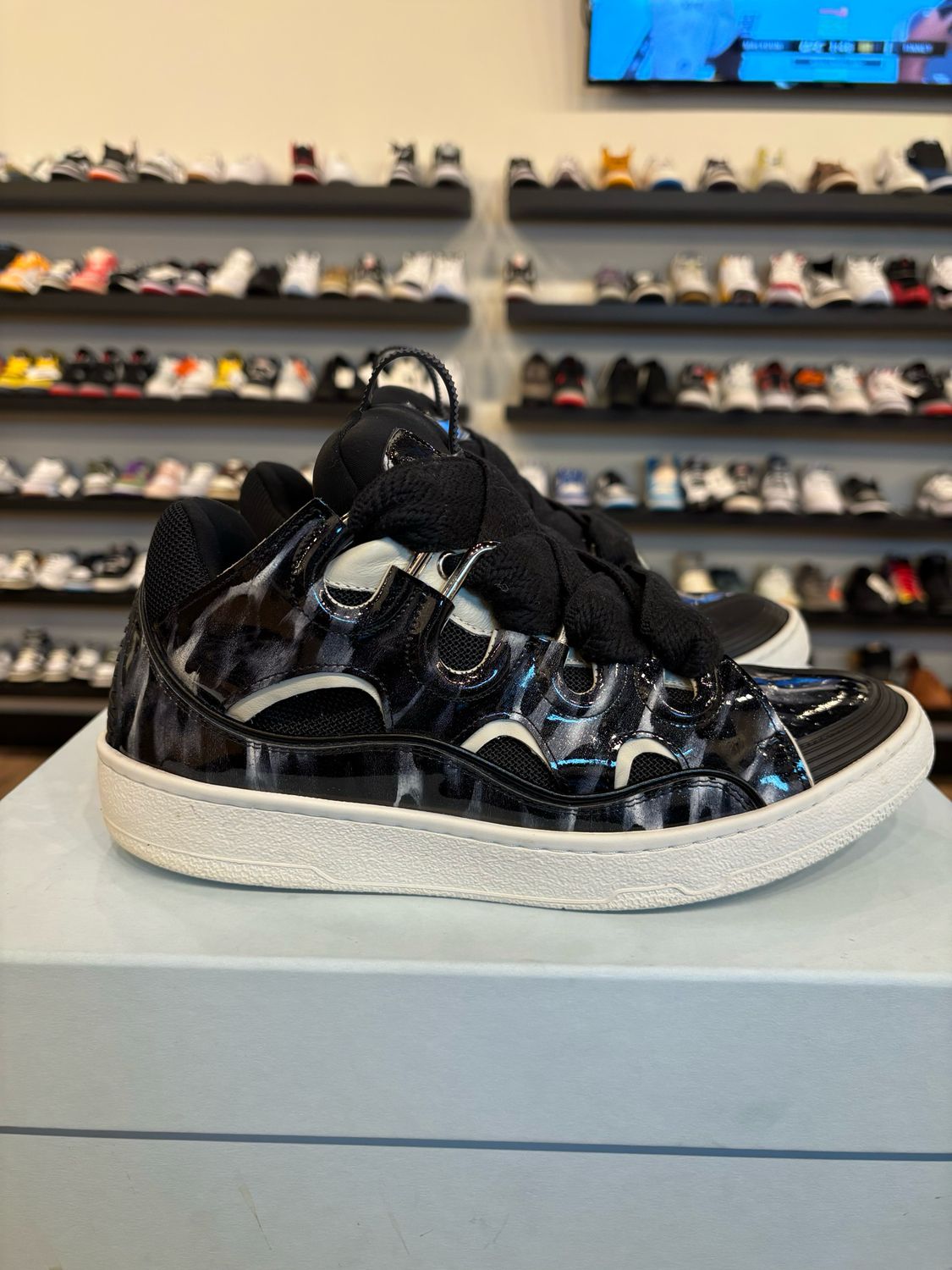 Lanvin Curb Sneaker Black Size 8 (41 EU) Pre-Owned