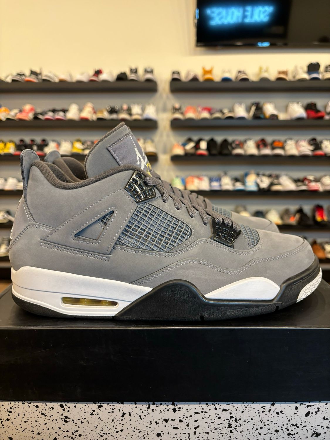 Jordan 4 Cool Grey 2019 Size 10.5 Pre-Owned