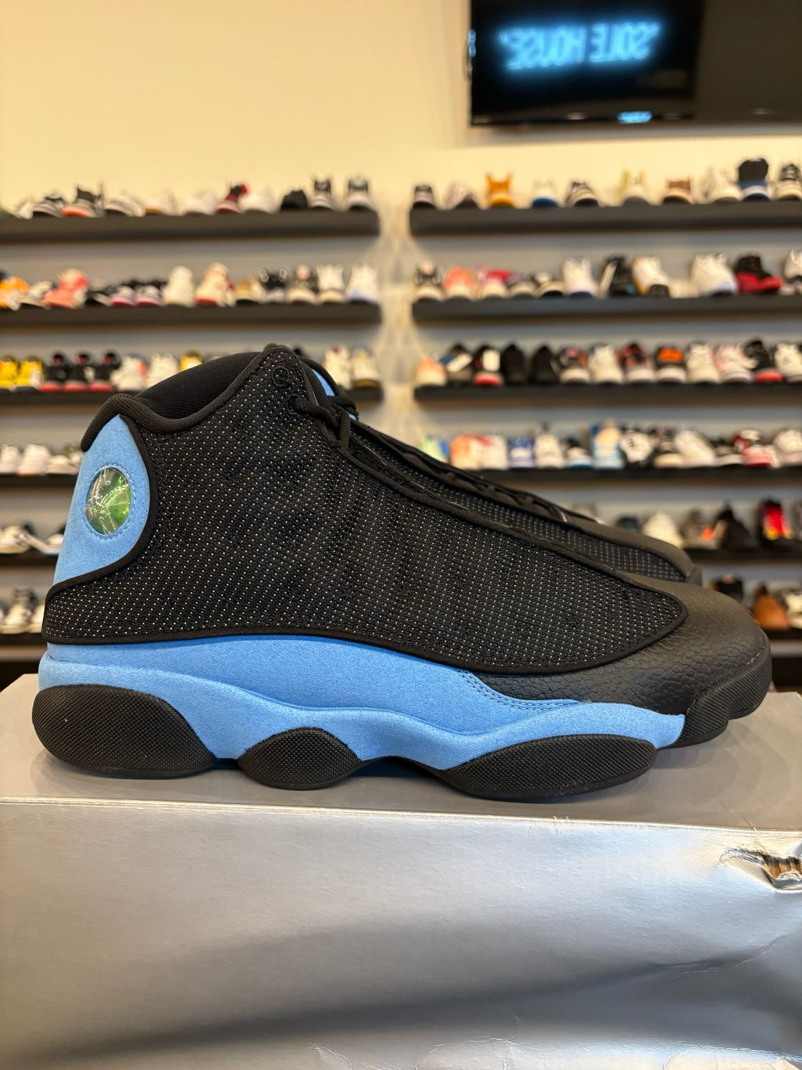 Jordan 13 Black University Blue Size 10 Brand New