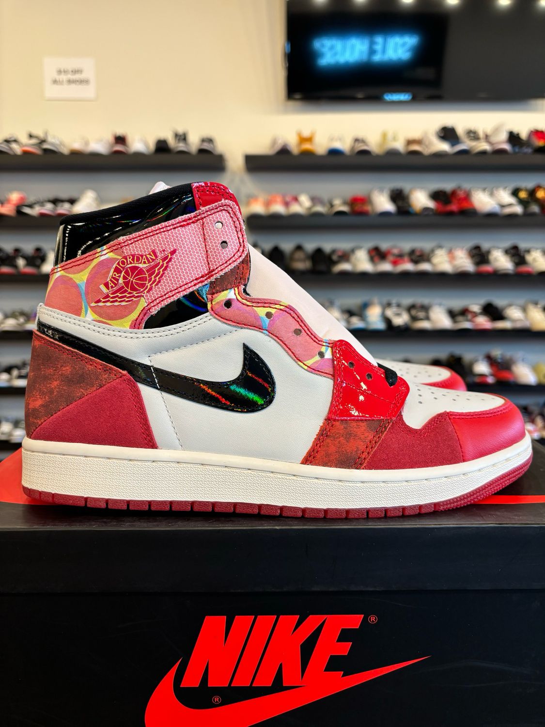 Jordan 1 Spiderman Size 9 Brand New