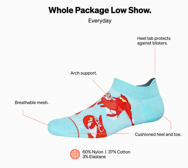 SXAN102 Low Show Socks