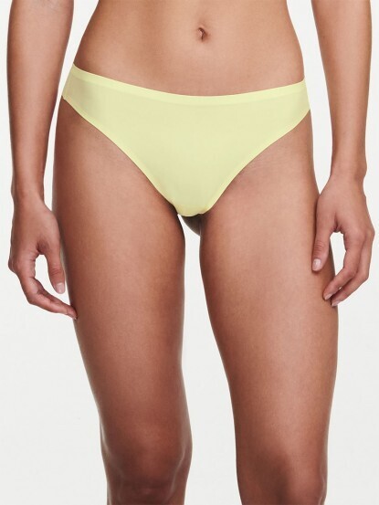2649 O/S Soft Stretch Thong Underwear, Size: O/S, Colour: OPR Tender Yellow