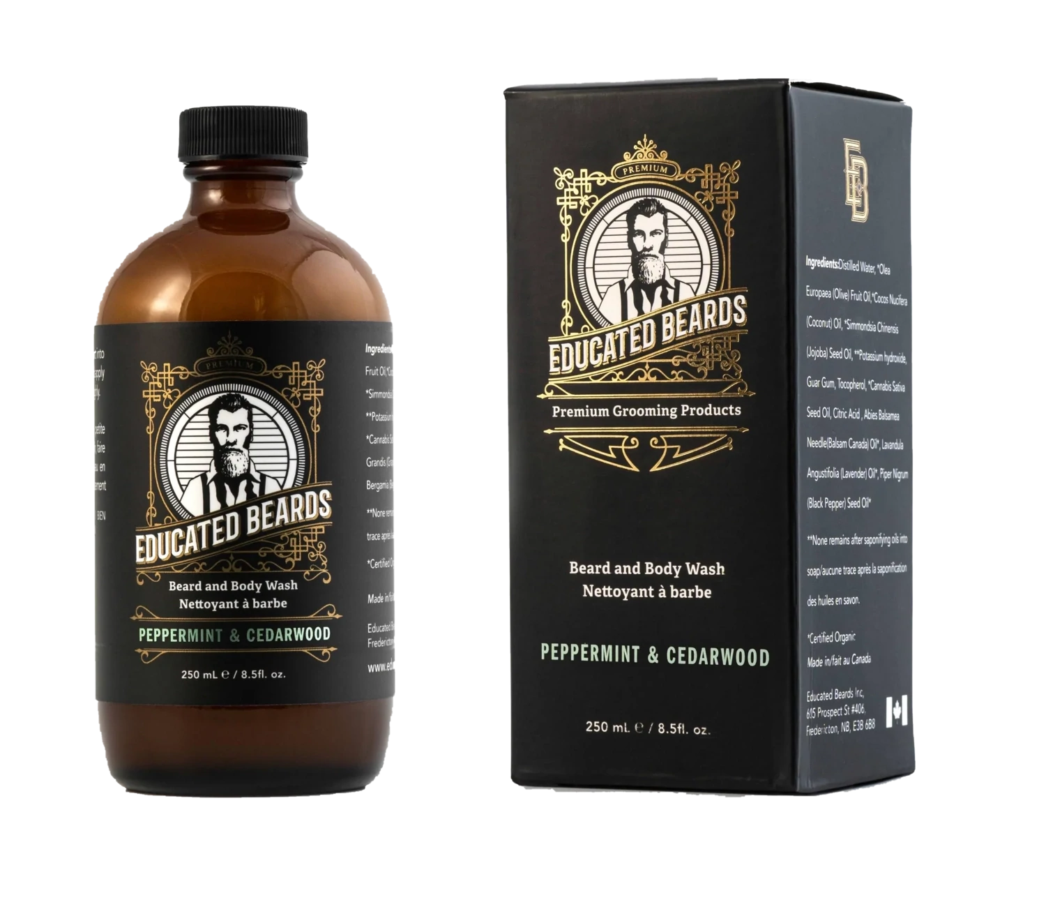 Beard &amp; Body Wash, Scent: Peppermint &amp; Cedarwood