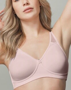 W2483 No Poke Side Stay Wireless, Colour: K8L Body Blush, Bra Size: 34B