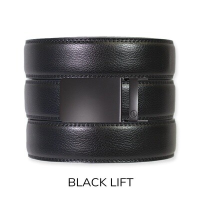 Top Grain Leather Ratchet Belt &amp; Buckle Set