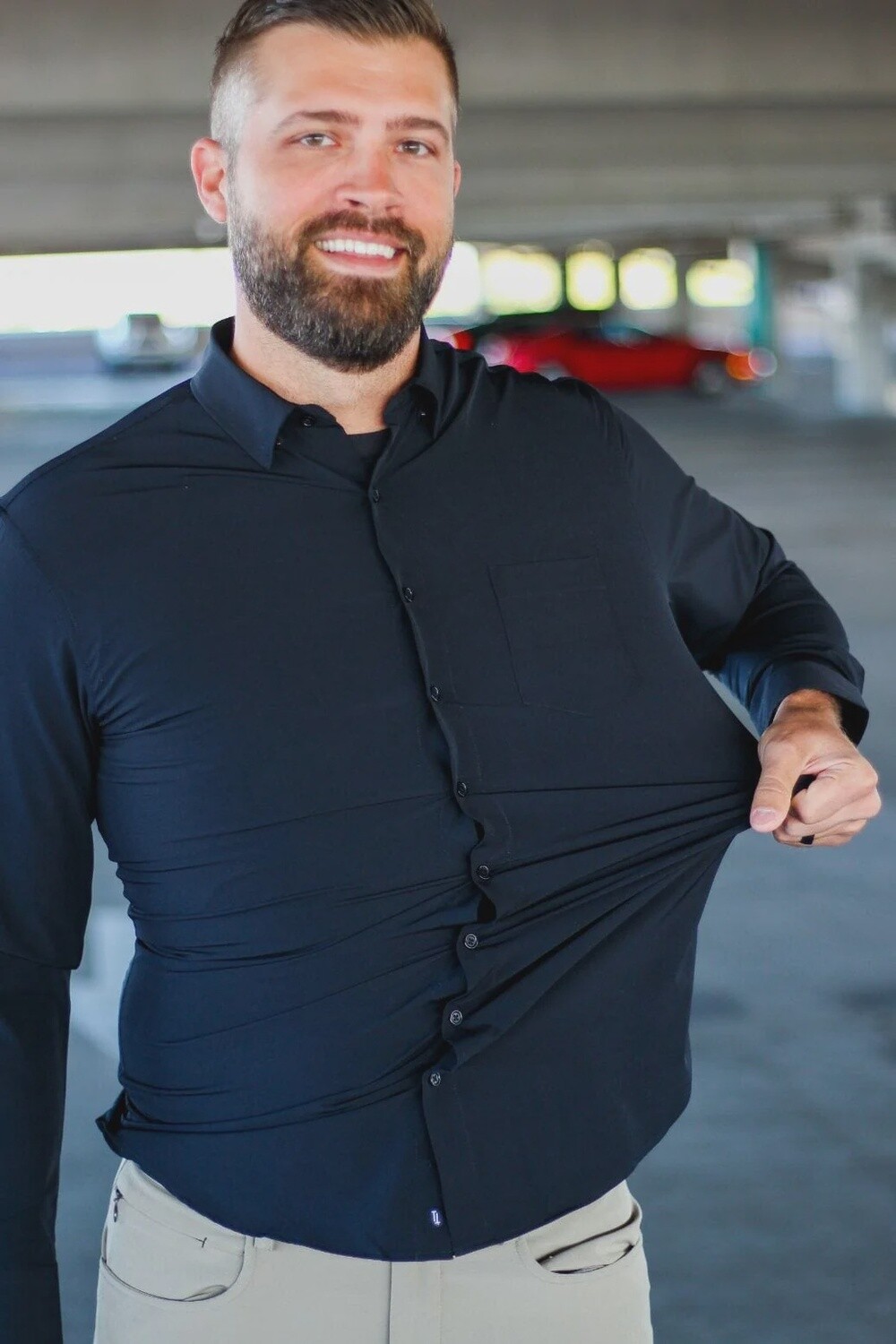 Hustle Regular Fit Long Sleeve Dress Shirt