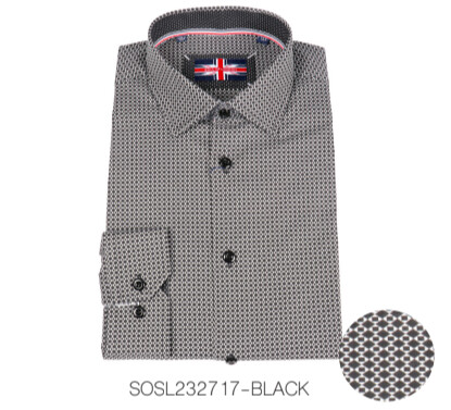 Cotton Stretch Sport Shirt L/S 232717