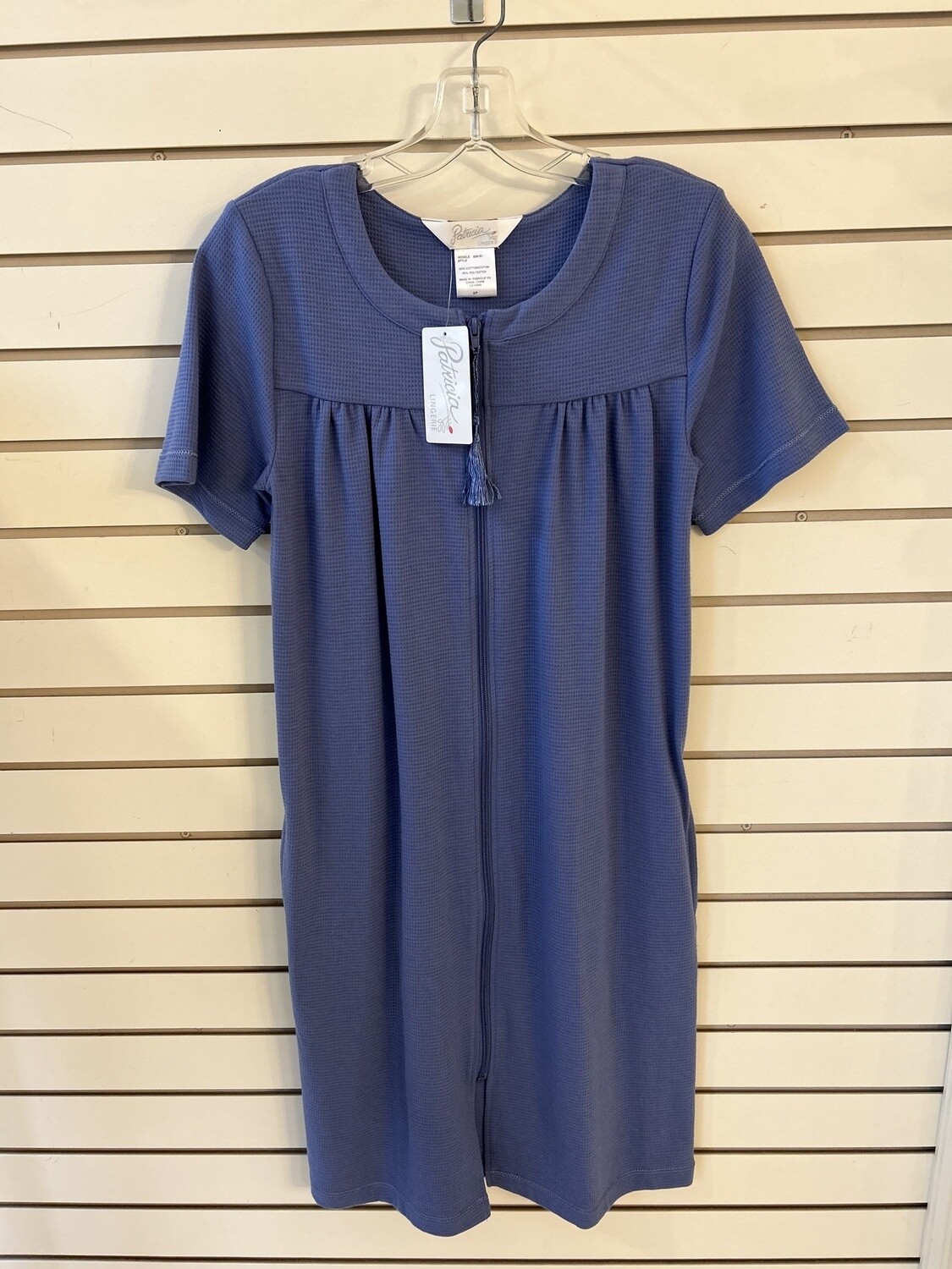 859-3C Zip Night Dress Size Small