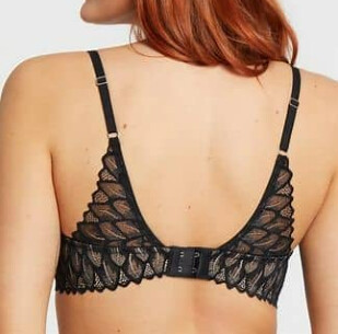 9308 Lacy Keyhole Balconnet Bra