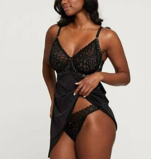 9306 Lacy Full Cup Muse Babydoll Set