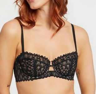 9308 Lacy Keyhole Balconnet Bra
