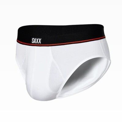 SXBR46 WHI Non-Stop Stretch Cotton Brief Fly