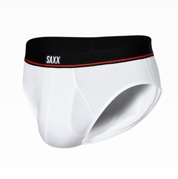 SXBR46 WHI Non-Stop Stretch Cotton Brief Fly