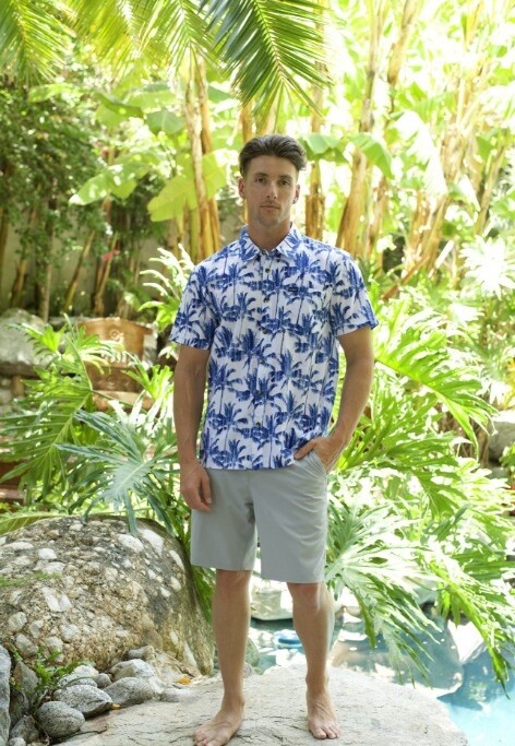 MS624008 Kona Winds Blue Shirt