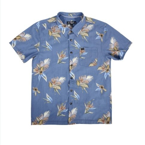 MS624009 Stevens Reef Steel Blue Shirt